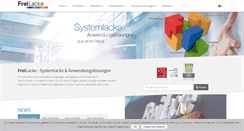 Desktop Screenshot of freilacke.de