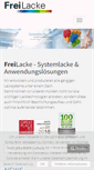 Mobile Screenshot of freilacke.de